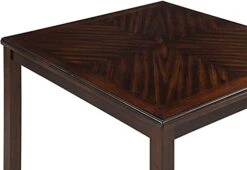 New Classic Furniture Gia 5-Piece Dining Table With Four Chairs, 42" Counter Set, Cherry -Amazon Store 41WykyEEZnS