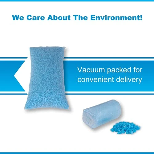 Molblly Bean Bag Filler Foam 20lbs Blue Premium Shredded Memory Foam Filling For Pillow Dog Beds Chairs Cushions And Arts Crafts, Added Gel Particles , Soft And Great For Stuffing 6 Molblly Bean Bag Filler Foam 20lbs Blue Premium Shredded Memory Foam Filling For Pillow Dog Beds Chairs Cushions And Arts Crafts, Added Gel Particles , Soft And Great For Stuffing - Image 4