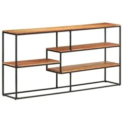 BDBHAVB Hutch For Kitchen Storage, Dining Sideboard, Sideboard, Strong And Sturdy Suitable For Home Kitchen Dinning Living Room 59.1"x11.8"x29.5" Solid Acacia Wood