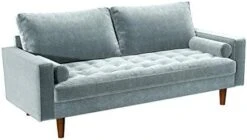 Container Furniture Direct S5459 Mid Century Modern Velvet Upholstered Tufted Living Room Sofa, 69.68" Goldenrod 29 Container Furniture Direct S5459 Mid Century Modern Velvet Upholstered Tufted Living Room Sofa, 69.68" Goldenrod -Amazon Store 41XTCtNk75L. AC 1