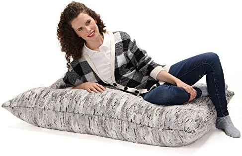 Jaxx Saxx 3.5 Floor Pillow, Premium Luxe Fur - Mountain Fox 17 Jaxx Saxx 3.5 Floor Pillow, Premium Luxe Fur - Mountain Fox - Image 15