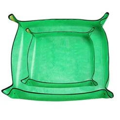 2PCS Plant Repotting Mat Waterproof PE Transplanting Mat Foldable Gardening Mat Reportting Mat For Indoor Outdoor Plants