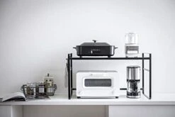 Yamazaki Industries 5163 Toaster Rack, Wide, Black, Approx. W 25.8 X D 13.8 X H 14.2 Inches (65.5 X 35 X 36 Cm), Tower, Kitchen Rack, Lower Tier Becomes Working Space, 2 Levels Adjustable Height Hooks 13 Yamazaki Industries 5163 Toaster Rack, Wide, Black, Approx. W 25.8 X D 13.8 X H 14.2 Inches (65.5 X 35 X 36 Cm), Tower, Kitchen Rack, Lower Tier Becomes Working Space, 2 Levels Adjustable Height Hooks -Amazon Store 41XkhYDPFSL