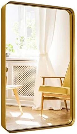 24"x36" Black Bathroom Mirror, Upgrade Metal Frame Wall Mounted With Rounded Corner For Entryways, Living Rooms 29 24"x36" Black Bathroom Mirror, Upgrade Metal Frame Wall Mounted With Rounded Corner For Entryways, Living Rooms -Amazon Store 41XlBZk15RL. AC