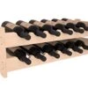 Wine Racks America® Living Series Mini Scallop Wine Rack - Durable And Modular Wine Storage System, Pine Unstained - Holds 12 Bottles -Amazon Store 41XuwIF9djL
