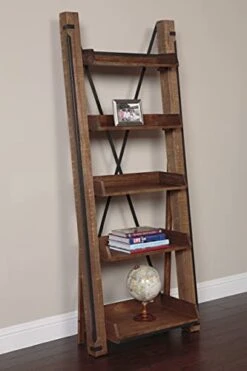 American Furniture Classics Model Five Shelf Ladder Bookcase