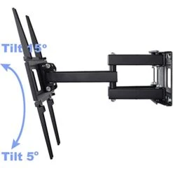 VideoSecu MW340B2 TV Wall Mount Bracket For Most 32-65 Inch LED, LCD, OLED, UHD Plasma Flat Screen TV, With Full Motion Tilt Swivel Articulating Dual Arms 14" Extend,400x400mm,100 LBS WR9 -Amazon Store 41YaQIsdlCL