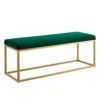 Ball & Cast Upholstered Bench, 48" W, Emerald - Frame -Amazon Store 41YhrZQpPiL