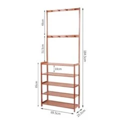 Coat Rack Shoe Bench Vintage 3-in-1 Hall Tree Shoe Rack For Entryway With 3-Tier Storage Shelf 9 Coat Rack Shoe Bench Vintage 3-in-1 Hall Tree Shoe Rack For Entryway With 3-Tier Storage Shelf -Amazon Store 41Yk4q7SdZL