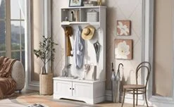 Entryway Bench With Coat Rack And Shoe Storage, Entry Bench With Storage And Coat Hooks,Entryway Storage Bench With Coat Rack, Hall Tree With Shoe Storage, White Halltree Entryway With Storage Bench 12 Entryway Bench With Coat Rack And Shoe Storage, Entry Bench With Storage And Coat Hooks,Entryway Storage Bench With Coat Rack, Hall Tree With Shoe Storage, White Halltree Entryway With Storage Bench -Amazon Store 41Yly4N2vAL
