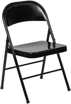 Flash Furniture HERCULES Series Double Braced Beige Metal Folding Chair -Amazon Store 41ZAcP KewL. AC