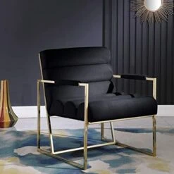 Morden Fort Italian Light Luxury Lounge Chair, Contemporary Velvet Upholstered Lounge Armchair With Bright-Colored Cushions, For Living Room, Bedroom, Dinning, Office, Black 19 Morden Fort Italian Light Luxury Lounge Chair, Contemporary Velvet Upholstered Lounge Armchair With Bright-Colored Cushions, For Living Room, Bedroom, Dinning, Office, Black -Amazon Store 41ZBv6gHiSL. AC