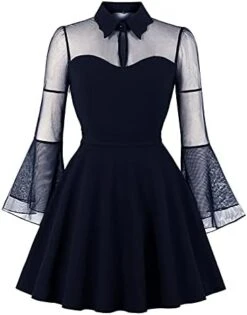JEGULV Victorian Gothic Dress Women Renaissance Victorian Peasant Festival Fair Cosplay Lace Up Dress Ball Gown Dress -Amazon Store 41ZLQJzMVL. AC
