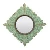 Stonebriar Decorative 11.3" Antique Green Diamond Shape Ceramic Accent Wall Mirror 2 Stonebriar Decorative 11.3" Antique Green Diamond Shape Ceramic Accent Wall Mirror -Amazon Store 41ZN4j52ThS