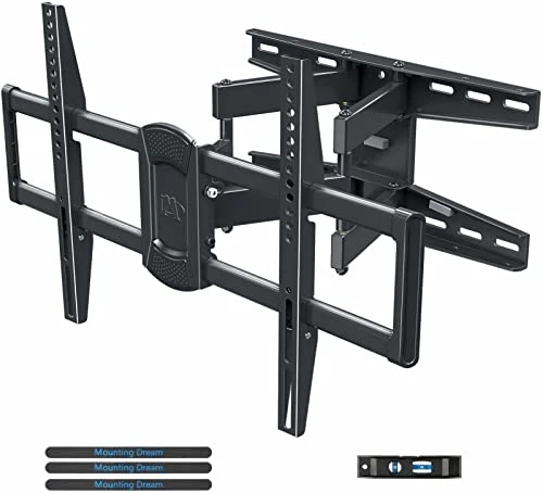 Mounting Dream TV Wall Mount Swivel And Tilt For Most 42-75 Inch TVs, Full Motion TV Mount TV Bracket With Articulating Arms, Max VESA 600x400mm And 100 LBS Loading, Fits 16" Woods Studs, MD2658 3 Mounting Dream TV Wall Mount Swivel And Tilt For Most 42-75 Inch TVs, Full Motion TV Mount TV Bracket With Articulating Arms, Max VESA 600x400mm And 100 LBS Loading, Fits 16" Woods Studs, MD2658