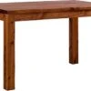 B.R.A.S.I.L.-Möbel TableChamp Dining Room Table Rio 47 X 30 Walnut Light Solid Wood Pine Oiled Extension Extendable Room