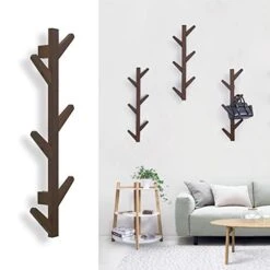 LYLY Coat Rack,Durable Bamboo Coat Hook,Modern-Style Hat Rack Used In Indoor Places Such As Corridors Kitchens Living Rooms Bedrooms Etc(8 Hooks). -Amazon Store 41ZXxvy8OSL