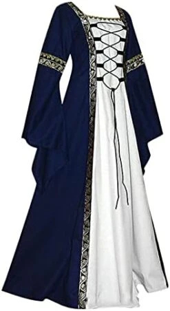 JEGULV Womens Irish Faire Renaissance Dress Pirate Costume 18th Medieval Dress Chemise Peasant Dress Halloween Gown Dresses 30 JEGULV Womens Irish Faire Renaissance Dress Pirate Costume 18th Medieval Dress Chemise Peasant Dress Halloween Gown Dresses -Amazon Store 41ZbH4RFs6L. AC