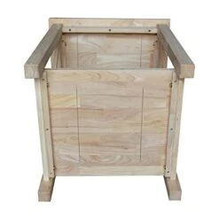 International Concepts Hampton End Table, Unfinished -Amazon Store 41Zi8MUiDQL