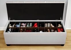 MJL Furniture Designs Sole Secret Tufted Ottoman, Bedroom Entryway Bench With Shoe Storage Slots, Stores Up To 36 Pairs, Large, Balboa Sand -Amazon Store 41ZouT3uRwL. AC