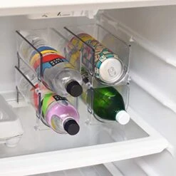 ELTOW Stackable Plastic Wine Rack - Modular Wine Bottle Organizer - Wine Holder For Fridge - Storing Champagne And Water Bottles - For Bar, Countertop, Dining Room Display, Heavy Duty, Clear (3-Pack) 11 ELTOW Stackable Plastic Wine Rack - Modular Wine Bottle Organizer - Wine Holder For Fridge - Storing Champagne And Water Bottles - For Bar, Countertop, Dining Room Display, Heavy Duty, Clear (3-Pack) -Amazon Store 41ZsFwiMeML