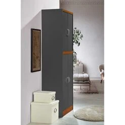 STEFIK 4 - Door Kitchen Pantry (Gray-Oak) 15 STEFIK 4 - Door Kitchen Pantry (Gray-Oak) -Amazon Store 41a7KHCTYLL