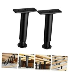 Homoyoyo 2pcs Bed Support Frame Black Bracket Plastic Steel Increased -Amazon Store 41aE7K7XKJL