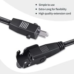 6 Feet Extension Cord For Lift Chair Or Power Recliner, Replacement Power Supply Cable For Okin Limoss Lazboy Pride Catnapper -Amazon Store 41aJFCvdk5L
