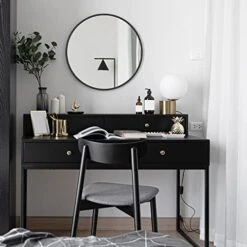 Mazatzal 32IN Wall Mirror Large Round Mirror Brushed Aluminum Framed Big Circle Mirror Black Bathroom Mirror Wall Décor For Living Room Bedroom Entryways 16 Mazatzal 32IN Wall Mirror Large Round Mirror Brushed Aluminum Framed Big Circle Mirror Black Bathroom Mirror Wall Décor For Living Room Bedroom Entryways -Amazon Store 41aMazU3wsL