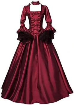 JEGULV Victorian Gown Dress For Women, Women's Court Cosplay French Lolita Dress Halloween Princess Costume Renaissance Dress -Amazon Store 41aRFkxoAZL. AC