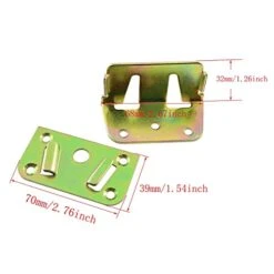 TAODAN 2pcs Wood Bed Rail Fittings Bed Slat Connector Bed Rail Bracket Fastener Home Hardware Accessories -Amazon Store 41aVsxE0lmL