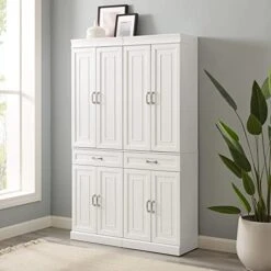 Maykoosh African Artifacts 2Pc Pantry Set White - 2 Pantries