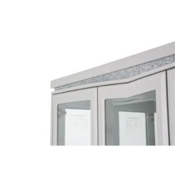 Michael Amini Melrose Plaza Contemporary Wood & Glass China Cabinet In Dove Gray 9 Michael Amini Melrose Plaza Contemporary Wood & Glass China Cabinet In Dove Gray -Amazon Store 41aqFC7Ar5L