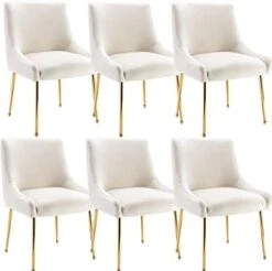 Guyou Kitchen & Dining Room Chairs Set Of 6, Black Velvet Dining Chairs Upholstered Accent Chairs Side Chairs For Kitchen Dining Room Living Room Bedroom (Black) 26 Guyou Kitchen & Dining Room Chairs Set Of 6, Black Velvet Dining Chairs Upholstered Accent Chairs Side Chairs For Kitchen Dining Room Living Room Bedroom (Black) -Amazon Store 41asB5jstIL. AC