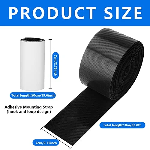 32.8 Feet Under Sofa Toy Blocker,Adjustable Gap Bumper,Sectional Connectors For Sliding Sofas,Bumper Guard For Avoid Things Sliding Under Couch & Furniture(Include 19.6" Adhesive Mounting Strap) 4 32.8 Feet Under Sofa Toy Blocker,Adjustable Gap Bumper,Sectional Connectors For Sliding Sofas,Bumper Guard For Avoid Things Sliding Under Couch & Furniture(Include 19.6" Adhesive Mounting Strap) - Image 2
