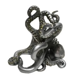 Octopus Wine Bottle Holder (Silver)