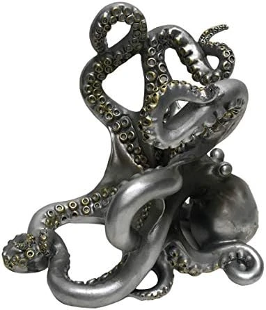 Octopus Wine Bottle Holder (Silver) 6 Octopus Wine Bottle Holder (Silver) - Image 4