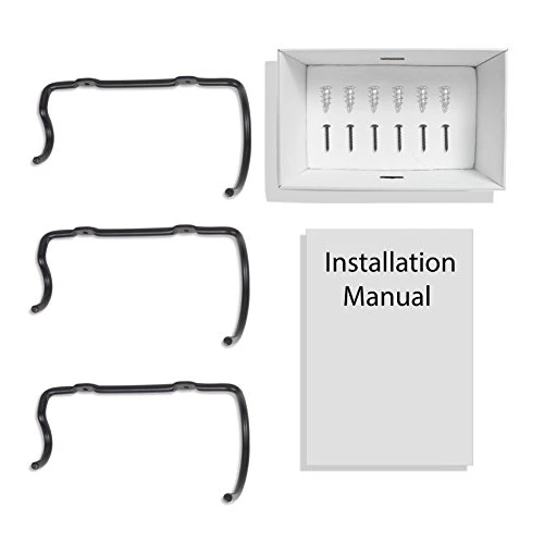 Rustic State Wall Mount Iron Wine Bottle Holder Rack For All Adult Beverages Or Liquor Set Of 3 Black 7 Rustic State Wall Mount Iron Wine Bottle Holder Rack For All Adult Beverages Or Liquor Set Of 3 Black - Image 5