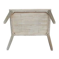 International Concepts Solid Wood Top Table With Shaker Legs, Standard Height -Amazon Store 41bH7QcQlnL