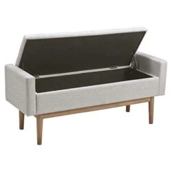 Signature Design By Ashley Briarson Tufted Upholstered Accent Bench With Storage, Beige & Brown 11 Signature Design By Ashley Briarson Tufted Upholstered Accent Bench With Storage, Beige & Brown -Amazon Store 41bPE5el27L