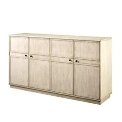 Walker Edison Alden Versatile 4 Door Framed-Storage-Sideboard, 62 Inch, Birch -Amazon Store 41bXjPwaUaL