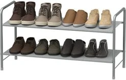 Simple Houseware 3-Tier Shoe Rack Storage Organizer, Grey 17 Simple Houseware 3-Tier Shoe Rack Storage Organizer, Grey -Amazon Store 41bawRWFFL. AC