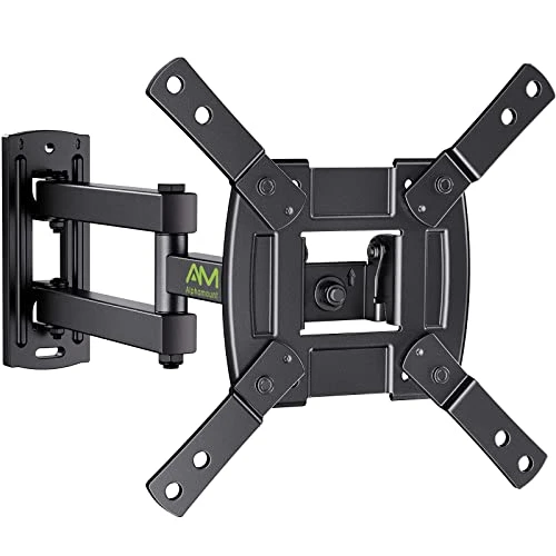 AM Alphamount TV Wall Mount Bracket Full Motion For Most 13-39 Inch TVs Monitors With 360° Rotation Articulating Swivel Extension Arms And Tilt, Hold TV Up To 44lbs Max VESA 200x200mm 3 AM Alphamount TV Wall Mount Bracket Full Motion For Most 13-39 Inch TVs Monitors With 360° Rotation Articulating Swivel Extension Arms And Tilt, Hold TV Up To 44lbs Max VESA 200x200mm