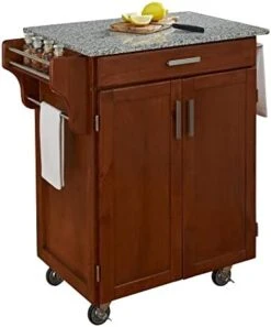 Homestyles Cuisine Kitchen Cart, Off White, Oak Top -Amazon Store 41c97Ktw 7L. AC