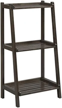 New Ridge Home Goods 2027-WHT Solid Wood Ladder Style Bookcase Bookshelf, Small, White 24 New Ridge Home Goods 2027-WHT Solid Wood Ladder Style Bookcase Bookshelf, Small, White -Amazon Store 41cCPMoWd0L. AC