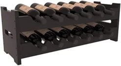 Wine Racks America® Living Series Mini Scallop Wine Rack - Durable And Modular Wine Storage System, Pine Unstained - Holds 12 Bottles -Amazon Store 41cUNAzN9YL. AC
