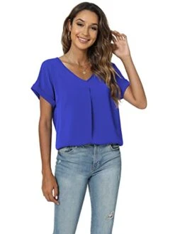 QUEZHU Medium, Long Sleeve Blouses For Women Dressy Elegant Work Flowy Blouses Chiffon Blouses Tops -Amazon Store 41cV2zbXzSL