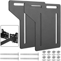 Pearabbit Headboard Brackets For Metal Bed Frame Full To Queen Conversion Kit, Modification Attachment Hardware Adapter (2pack) -Amazon Store 41ca0cqFw1L. AC