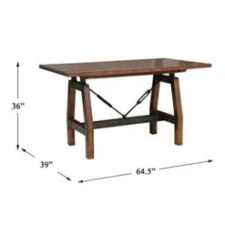 Homelegance Beechnut Counter Height Table, Brown -Amazon Store 41clmegarQL