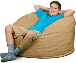 ULTIMATE SACK 3000 (3 Ft.) Bean Bag Chair: Giant Foam-Filled Furniture - Machine Washable Covers, Durable Inner Liner, 100% Virgin Foam. Comfy Bean Bag Chair. (Electric Blue, Suede) 27 ULTIMATE SACK 3000 (3 Ft.) Bean Bag Chair: Giant Foam-Filled Furniture - Machine Washable Covers, Durable Inner Liner, 100% Virgin Foam. Comfy Bean Bag Chair. (Electric Blue, Suede) -Amazon Store 41ctzPDVQUL. AC